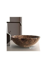 Resim Dark Emperador Çanak Lavabo 