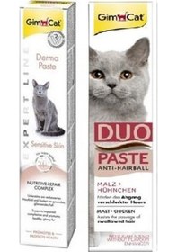 Resim Gimcat Derma Paste 50 G + Malt Tavuklu Kedi Macunu 50 G 