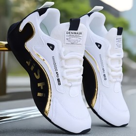 Resim MAINALUN Erkek Moda Sneaker'ları - Rahat, Kaymaz Düşük Üst Kaykay Ayakkabıları Her Mevsim İçin | Günlük & Spor Tarzı Bağcıklı Kapatma, Yumuşak Taban, Dış Mekan Sporları 