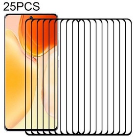 Resim Vivo X70 Pro 25 Adet 3d Kavisli Kenar Tam Ekran Temperli Cam Filmi İçin 