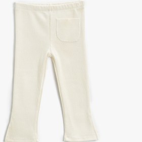 Resim Kız Bebek Basic Ribanalı Tayt Cepli 