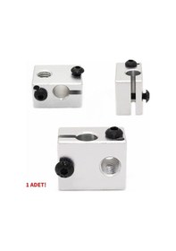 Resim V6 3d Yazıcı Alüminyum Extruder Isıtıcı Blok 1.75 / 3.0mm Filament Uyumlu 