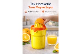 Resim Culiq Çok Amaçlı Limon Sıkacağı ve Meyve Ezici – Püre Yapabilen – Saklama Kaplı – 400 ml 