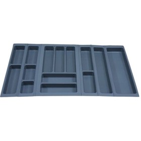 Resim Mutfak, Modüler Kaşıklık Seti, Antrasit, 84 x 48 cm (Enden-Boydan 3,5 cm Kesilebilir) 