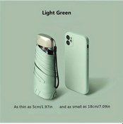 Resim Cordial Kompakt 6'lı Mini Katlanır Şemsiye - Hafif, Pembe, Mavi, Beyaz, Gri, Açık Yeşil 