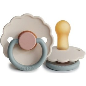 Resim Frigg Daisy Kauçuk Emzik Cotton Candy 6-18 Ay Petrol Mavisi 