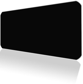 Resim 90x40cm Logosuz Siyah Xxl Büyük Boy İlyuka Gaming Oyuncu Mousepad 