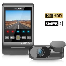 Resim Viofo A229 Plus 2 Kameralı Ön+Arka 2k+2k Hdr Sony Starvis 2 Sensörlü Wi-Fi Gps'li Araç Kamerası 