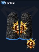 Resim Saez E-spor Parmak Eldivenleri Pubg Oyun Eldiveni Ranked Conqueror 1 Çift 2 Parmaklık Limited Edition 