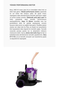 Resim Arnica SU Filtreli Toz ve alerjenleri etkin YÜKSEK PERFORMANSLI EMİŞ GÜCÜ Bora Süpürge 2400w 