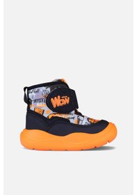 Resim Vicco Santo Hafif Erkek Okul Öncesi Siyah/orange Bot Siyah - Turuncu 