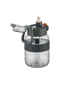 Resim Shotay Pipetli Su Matarası Tritan Siyah 700ml 