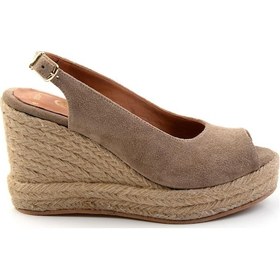 Resim Vizon Leather Kadın Sandalet K05666030202 Vizon 