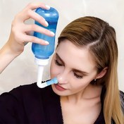Resim Yetişkinler için Burun Yıkama Şişesi 300/500ml Neti Pot Sinüs Durulama Seti - Burun Bakımı, Alerjik Rahatsızlık ve Soğuk Algınlığı Tedavisi 