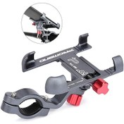 Resim Yuntech01 Bisiklet Ve Motosiklet İçin 360 Dönebilen Alüminyum Telefon Tutucu - 25-31.8mm Gidon Uyumlu Diğer 