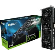 Resim Palit Geforce RTX5060 Infinity 3 8gb 128BIT Gddr7 Ekran Kartı NE75060019P1-GB2063S 