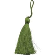 Resim Püskül Tekli 10 cm 1 Adet Yeşil 