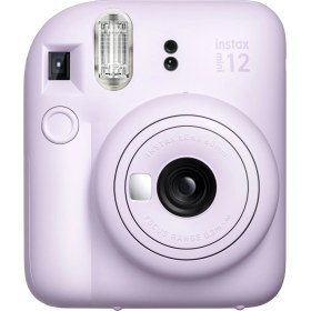 Resim Instax Mini 12 Lila Fotoğraf Makinesi-20'li Film ve Mini Albüm Seti 