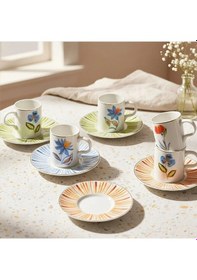 Resim Güral Porselen Atina 12 Parça Kahve Fincan Takımı 6580 