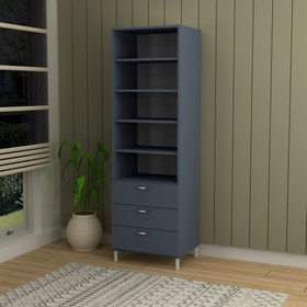 Resim Tek kapaklı 3 çekmeceli Geniş Dolap (Suntalam) - Cordoba / 60 cm / 60 cm 