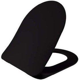 Resim Creavıt Fe320 Free Asma Klozet Siyah Mat + Duck Siyah Mat Soft Ya 