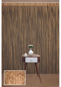 Resim İp Model Gold Renk İp Perde 190 Cm En 280 Cm Boy 2 Mm Şeritler Halinde Hazır İp Perde Gold 