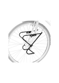 Resim Xlc Lr-F02 Düz/Amortüsörlü Maşa Bisiklet Ön Bagaj Mat Siyah 