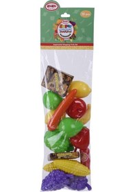 Resim Zuzu Toys Poşetli Alışveriş Sebze Meyve Yemek Oyuncak Seti 