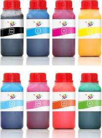Resim Qc Epson Stylus Pro GS6000 Yazıcı Uyumlu Kartuş Mürekkebi PRO 250ml PRO Set-8 Renk 