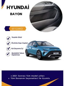 Resim Hyundai Bayon Uyumlu Konfor Seti Siyah 