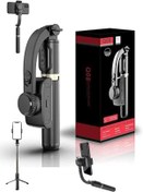 Resim PREPARE Anti-shake 360 Derece Ayarlanabilir Android Ios Uyumlu Sabitleyici Gimbal Q08 