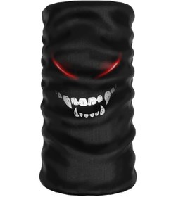 Resim Bebo Store Skull-177 Extreme Spor Motor Kullananlara Özel Desenli Reflektörlü Buf Boyunluk Bandana Balaklava 