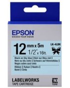 Resim Epson Lk-4wln Beyaz Üzeri Mavi 12mm 9metre Etiket 