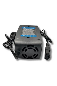 Resim Ortec 48v 14Ah Elektrikli Bisiklet Şarj Cihazı Fanlı Volta VSM Uyumlu 