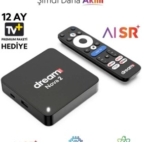 Resim Dreamstar Nova 2 | 4K | Android 14 | TV+ (12 Ay Premium Üyelik Hediyeli) 4K Lisansli Android TV Box | 2GB Ram | 32GB Hafıza 