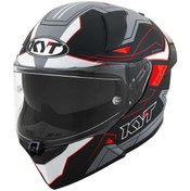 Resim KYT R2R KASK LED MATT SİYAH GRİ 