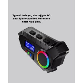 Resim AyrStore Bluetooth 5.4 Intercom ve Alarmlı Disk Kilidi Seti Güçlü Ses ve Güvenlik 