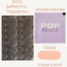 Resim Pop Beauty 3'lü Takma Tırnak Pro Yapıştırıcı Popbeauty2 