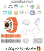 Resim WEARFİT X8 COMBİNATİON Akıllı Kol Saati Smart Watch Model:inç 49mm TFT Ekran (GRİ) 