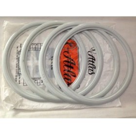 Resim Atlas Marka Motor 21 Jant Motosiklet Lastik Yanağı Beyaz 4 Adet Yanak 