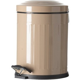 Resim Mudo Home 5lt Pedallı Vıntage Çöp Kovası Bej 