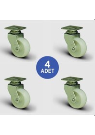 Resim Emes EB01ZKZ50 Döner Tablalı Çap:50 Poliamid Tekerlek 4 Adet 