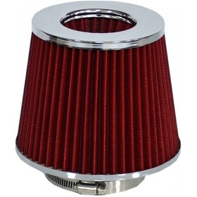 Resim Nyf Racing Hava Filtresi Tuning Kırmızı 15cmx15cm Giriş: 76mm 