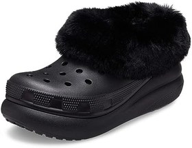 Resim Crocs 208446Z Furever Crush Siyah Kadın Terlik 
