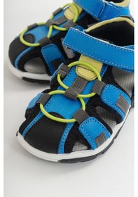 Resim Mnpc Unisex Sax Mavi Deri Ortopedik Outdoor Çocuk Sandalet (531051804) Çok Renkli 