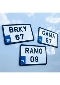 Resim Dekor Plaka.Bisiklet Plakası.Kare Plaka.Motor Plakası 552558335 