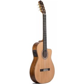 Resim Prudencio Saez 4-CW (56) Cutaway Elektro Klasik Gitar (Natural) 