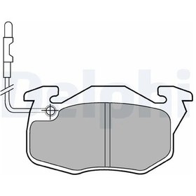 Resim Peugeot 106 On Fren Balatasi 1.4 1992-2002 Delphı Lp490 