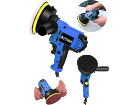Resim Steiner Germany Technology 1200 Watt Profesyonel 6 Kademe Devirli Pasta Cila Polisaj Makinesi Mavi 