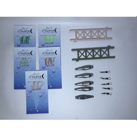 Resim Aldos Çapari Istavrit Çapari Seti 9 No Iğneli Kurşunlu 